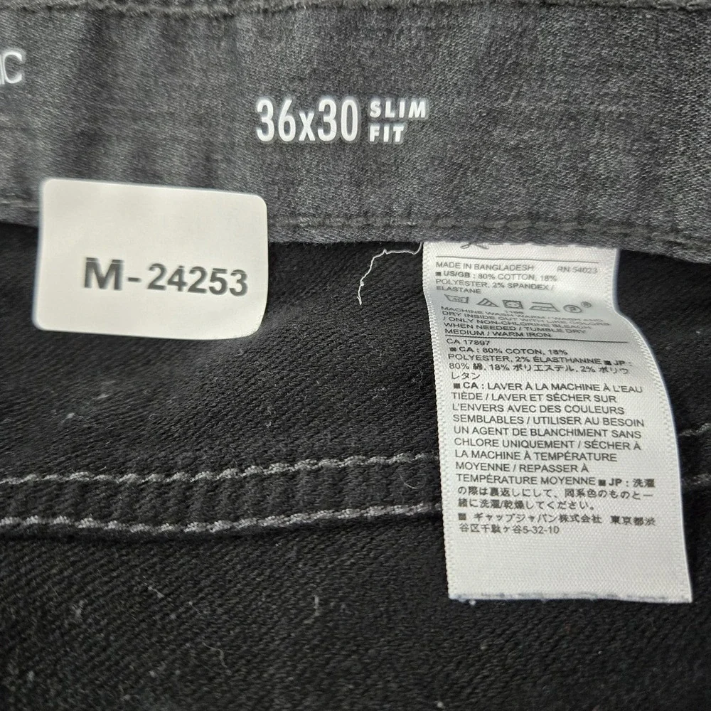 Banana Republic‎ Men Jeans 36X30 Gray Denim Travel Jean Slim 28